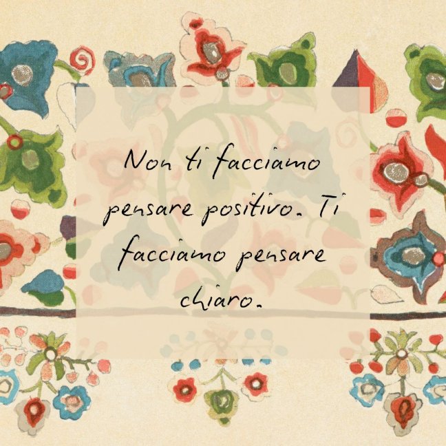 Cosa stai tollerando